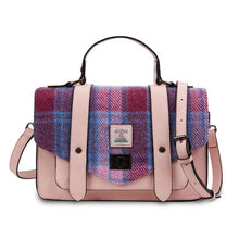Load image into Gallery viewer, Women&#39;s Harris Tweed Large Tartan Satchel Bag
