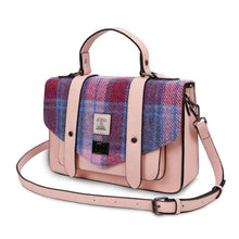 Load image into Gallery viewer, Women&#39;s Harris Tweed Large Tartan Satchel Bag
