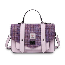 Load image into Gallery viewer, Women&#39;s Harris Tweed Large Tartan Satchel Bag
