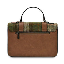 Load image into Gallery viewer, Women&#39;s Harris Tweed Large Tartan Satchel Bag

