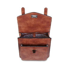 Load image into Gallery viewer, Mini Harris Tweed &amp; Leather Backpack
