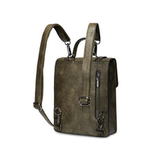 Load image into Gallery viewer, Mini Harris Tweed &amp; Leather Backpack
