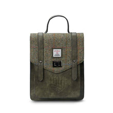 Load image into Gallery viewer, Mini Harris Tweed &amp; Leather Backpack

