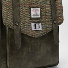 Load image into Gallery viewer, Mini Harris Tweed &amp; Leather Backpack
