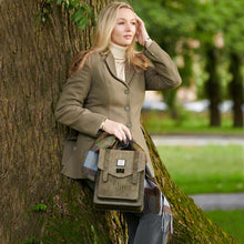 Load image into Gallery viewer, Mini Harris Tweed &amp; Leather Backpack
