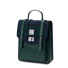 Load image into Gallery viewer, Mini Harris Tweed &amp; Leather Backpack
