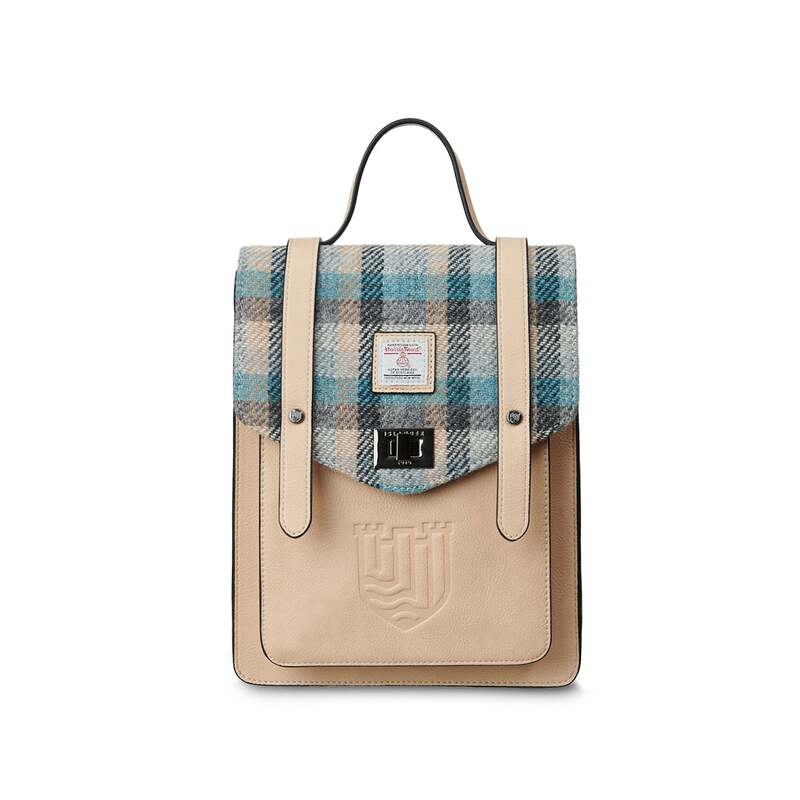 harris and tweed mini backpacks Mini Harris Tweed & Leather Backpack