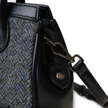 Load image into Gallery viewer, Harris Tweed &amp; Leather Small Tote Bag
