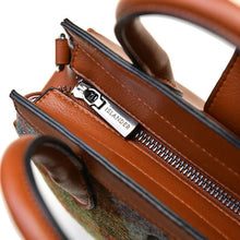 Load image into Gallery viewer, Harris Tweed &amp; Leather Small Tote Bag
