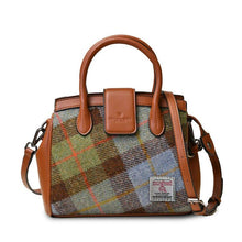 Load image into Gallery viewer, Harris Tweed &amp; Leather Small Tote Bag
