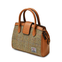 Load image into Gallery viewer, Harris Tweed &amp; Leather Small Tote Bag
