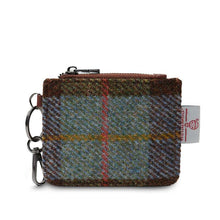 Load image into Gallery viewer, Harris Tweed Card Holder Zipped Wallet
