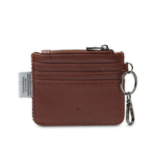 Load image into Gallery viewer, Harris Tweed Card Holder Zipped Wallet
