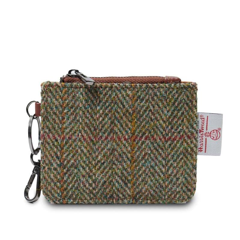 Harris Tweed Card Holder Zipped Wallet