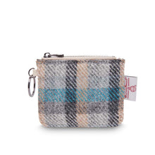 Load image into Gallery viewer, Harris Tweed Card Holder Zipped Wallet
