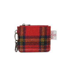 Load image into Gallery viewer, Harris Tweed Card Holder Zipped Wallet
