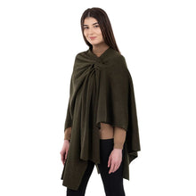 Load image into Gallery viewer, Ladies Lightweight Fine Lambswool Irish Shawl
