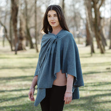 Load image into Gallery viewer, Ladies Lightweight Fine Lambswool Irish Shawl
