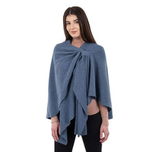 Load image into Gallery viewer, Ladies Lightweight Fine Lambswool Irish Shawl
