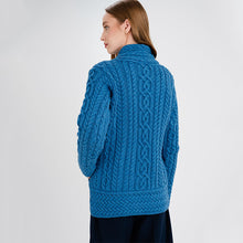 Load image into Gallery viewer, Ladies White Irish Aran Jacket
