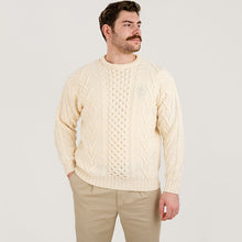 Load image into Gallery viewer, Men&#39;s Traditional Irish Aran Sweater
