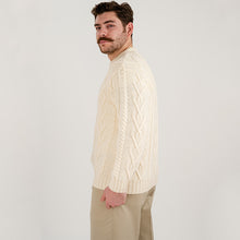 Load image into Gallery viewer, Men&#39;s Traditional Irish Aran Sweater
