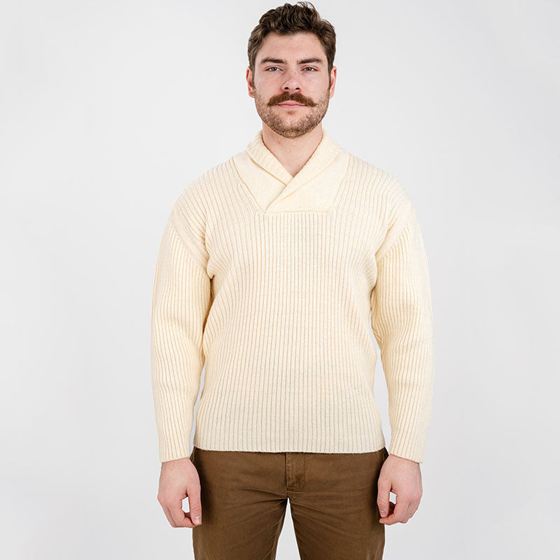 Shawl Collar Irish Fisherman Sweater