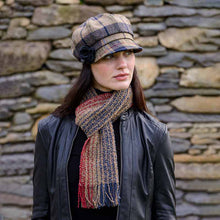 Load image into Gallery viewer, Irish Grey Rainbow Wool Ladies Scarf
