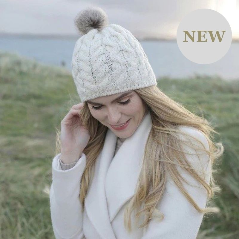 Supersoft Irish Knit Hat for Women's