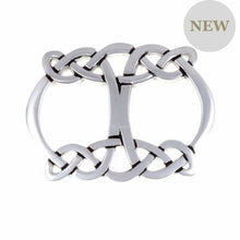 Load image into Gallery viewer, Pewter Celtic Knot Tree of Life Scarf Ring
