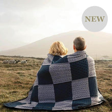 Load image into Gallery viewer, Patchwork Merino Wool Irish Throw
