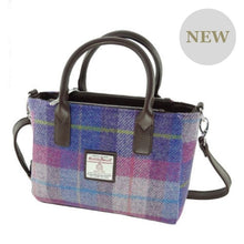 Load image into Gallery viewer, Lavender Harris Tweed Large Tote Bag
