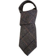 Load image into Gallery viewer, Grey Check Men&#39;s Irish Tie
