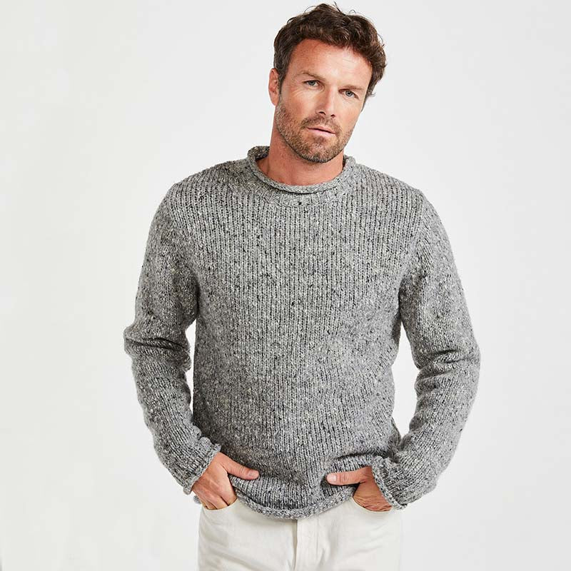 Men's Donegal Wool Irish Sweater