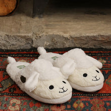 Load image into Gallery viewer, Sheep Knit Aran Slippers
