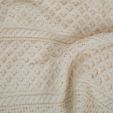 Load image into Gallery viewer, Merino Wool Irish Aran Baby Throw
