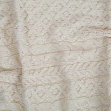 Load image into Gallery viewer, Soft Merino Wool Aran Cable Knit Throw
