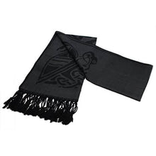 Load image into Gallery viewer, Celtic Book of Kells Pashmina Scarf Black
