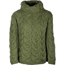 Load image into Gallery viewer, SuperSoft Merino Irish Cowl Neck Sweater
