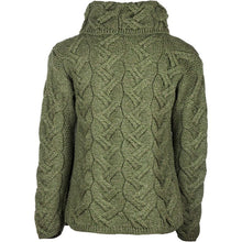 Load image into Gallery viewer, SuperSoft Merino Irish Cowl Neck Sweater
