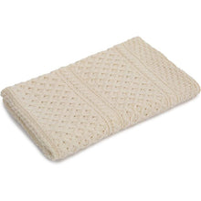 Load image into Gallery viewer, Merino Wool Irish Aran Baby Throw
