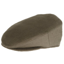 Load image into Gallery viewer, Hanna Hats Hanna Hats Linen Men&#39;s Cap 77B2 Khaki TaraIrishClothing.com
