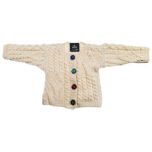 Load image into Gallery viewer, Aran Woollen Mills Girls Irish Aran Cardigan A220 TaraIrishClothing.com
