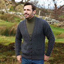 Load image into Gallery viewer, V Neck Irish Men&#39;s Cardigan
