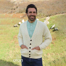 Load image into Gallery viewer, V Neck Irish Men&#39;s Cardigan
