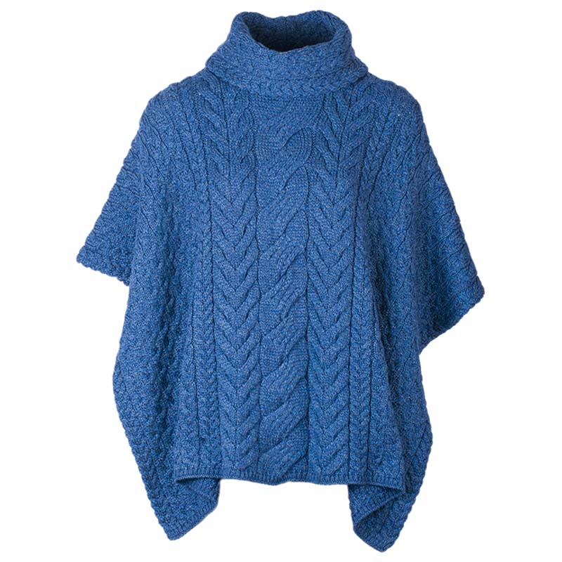 Ladies Aran Heavyweight Poncho