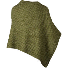 Load image into Gallery viewer, Merino Irish Poncho with Side Buttons
