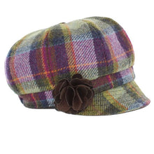 Load image into Gallery viewer, Irish Tweed Wool Newsboy Flat Cap Hat Tara Irish Clothing Full View
