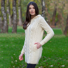 Load image into Gallery viewer, SAOL Zipper Hand Knit Cardigan ML110100 side tarairishclothing.com

