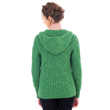 Load image into Gallery viewer, SAOL Celtic Merino Wool Zipper Cardigan ML113 TaraIrishClothing.com

